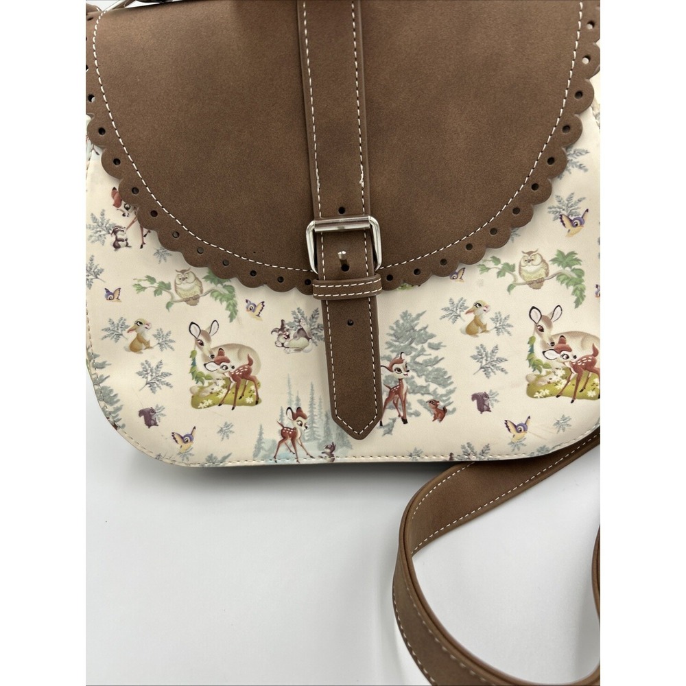 Disney‎ Loungefly Bambi Scenes Cross Body Bag Thumper Flower - Picture 2 of 10